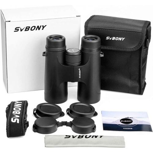  SVBONY SV40 Binocular 8x32 for Adults Powerful High Definition with Durable Portable Binocular for Sports Game Concert Theater Opera Camping Sightseeing with Strap Carrying Bag