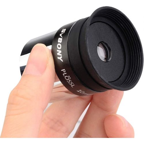  SVBONY SV147 Telescope Eyepiece 1.25 inch 10mm PL Telescope Accessory Astronomy Gifts with Filters Thread