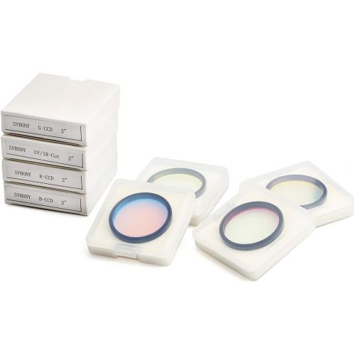  SVBONY 2 inches LRGB Imaging Filter Set Suitable for Deepsky and Planetary CCD Imaging