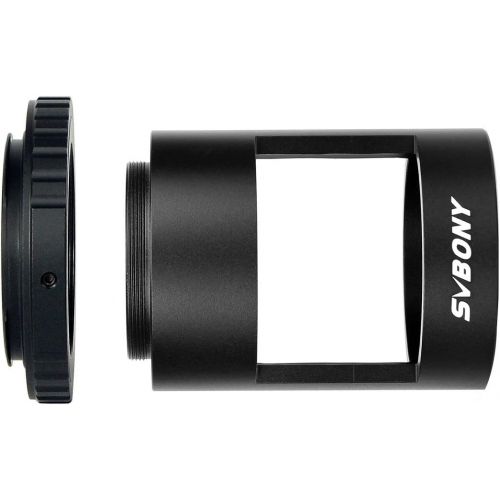  SVBONY Full Metal Spotting Scope Camera Adapter with T Ring Adapter for Nikon M42 Thread for SV13 Spotting Scope Take Photos and Videos