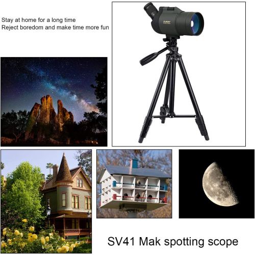  SVBONY SV41 Spotting Scope Mak with Tripod Waterproof 25-75x70 Mini Compact for Shooting Birdwatching Travel for Both Terrestrial and Astronomical Use