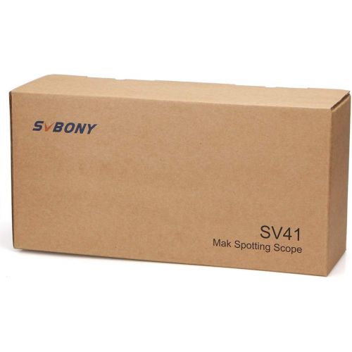  SVBONY SV41 Spotting Scope Mak with Tripod Waterproof 25-75x70 Mini Compact for Shooting Birdwatching Travel for Both Terrestrial and Astronomical Use