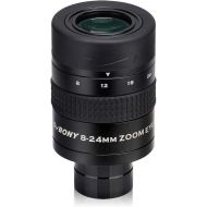 SVBONY SV171 Telescope Eyepiece, Zoom Eyepiece, 1.25 inch 8mm to 24mm Zoom FMC 7 Element 4 Group for Telescope