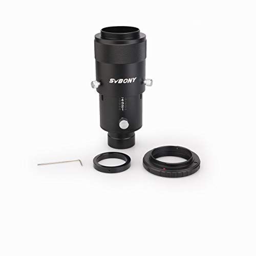  SVBONY SV112 Telescope Camera Adapter Kit for Nikon Camera 1.25 inches Variable Eyepiece Projection Prime Focus Astrophotography