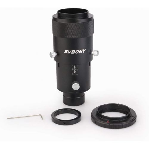  SVBONY SV112 Telescope Camera Adapter Kit for Nikon Camera 1.25 inches Variable Eyepiece Projection Prime Focus Astrophotography