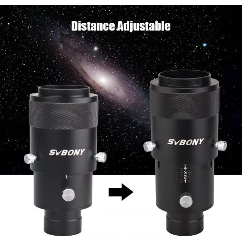  SVBONY SV112 Telescope Camera Adapter Kit for Nikon Camera 1.25 inches Variable Eyepiece Projection Prime Focus Astrophotography