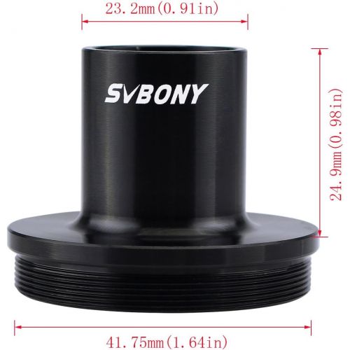  SVBONY Microscope T Adapter Camera Adapter for Nikon SLR DSLR Camera Adapter for Microscopes Microscope Adapter