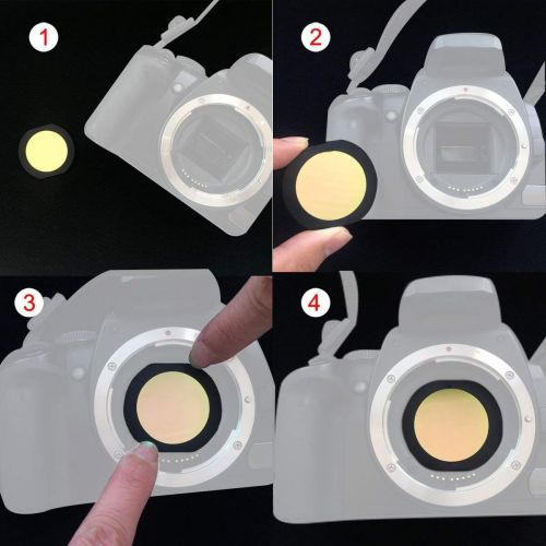  SVBONY Telescope Filter UHC Filter Ultra High Contrast Filter EOS-C Clip-on for CCD Cameras & DSLR Reduce Light Pollution