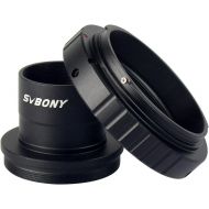[아마존베스트]SVBONY T2 T Ring Adapter and T Adapter 1.25 inches Metal for Canon EOS Standard EF Lenses and Telescope Camera Astrophotography Accessories