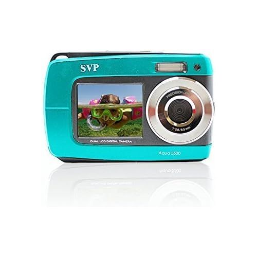  SVP 2.7 inch Dual Screen Orange Aqua5800 Underwater Camera