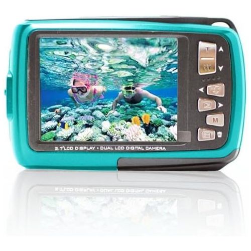  SVP 2.7 inch Dual Screen Orange Aqua5800 Underwater Camera