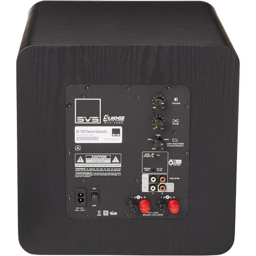  [아마존베스트]SVS SB-1000 Subwoofer (Black Ash)  12-inch Driver, 300-Watts RMS, Sealed Cabinet