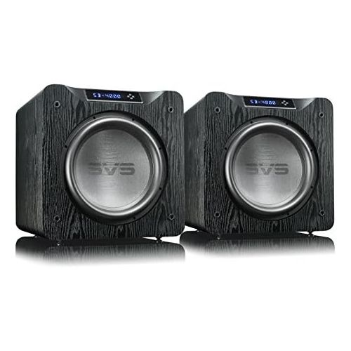  [아마존베스트]SVS SB-4000 13.5 1200W Sealed Box Subwoofers - Pair (Premium Black Ash)