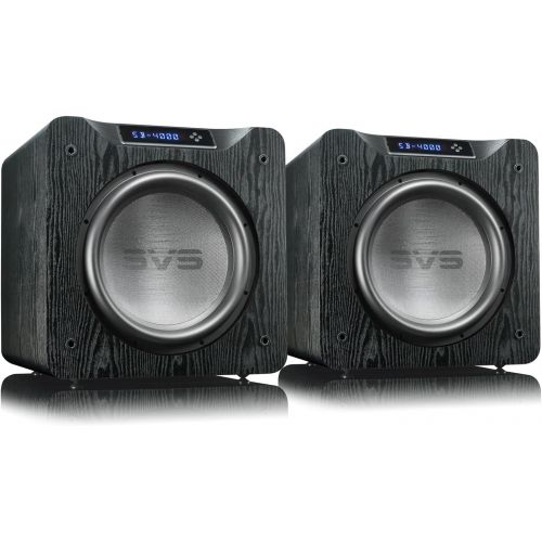  [아마존베스트]SVS SB-4000 13.5 1200W Sealed Box Subwoofers - Pair (Premium Black Ash)