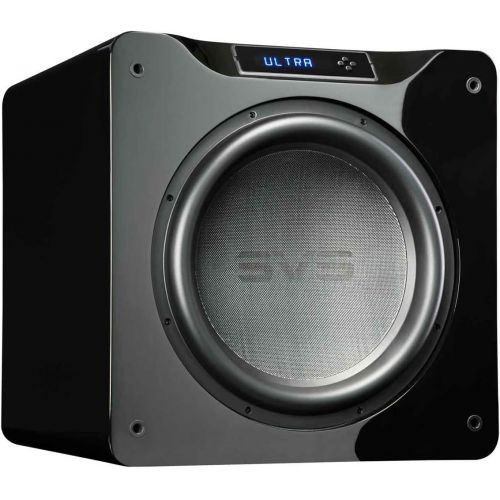  [아마존베스트]SVS SB16-Ultra Subwoofer (Piano Gloss Black)  16-inch Driver, 1,500-Watts RMS, DSP App Control, Sealed Cabinet