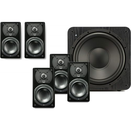  [아마존베스트]SVS Prime Satellite 5.1 Speaker System  Premium Black Ash