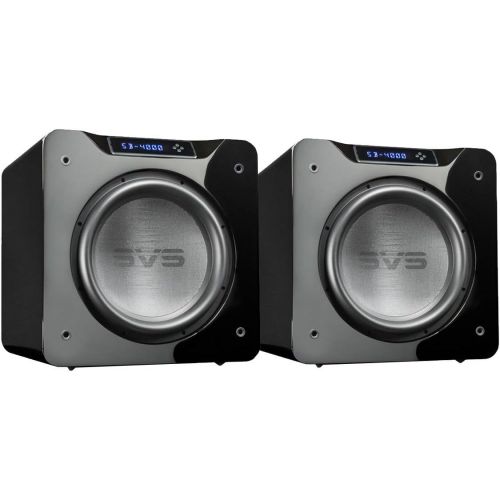  SVS SB-4000 13.5 1200W Sealed Box Subwoofers - Pair (Premium Black Ash)