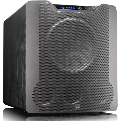  SVS PB-4000 Subwoofer (Piano Gloss Black)  13.5-inch Driver, 1,200-Watts RMS, Ported Cabinet, App Control