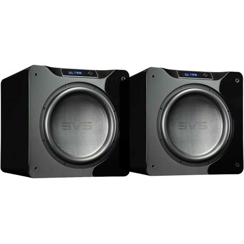  SVS SB16-Ultra Subwoofer (Black Oak)  16-inch Driver, 1,500-Watts RMS, DSP App Control, Sealed Cabinet