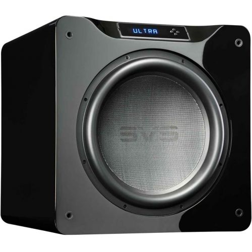  SVS SB16-Ultra Subwoofer (Black Oak)  16-inch Driver, 1,500-Watts RMS, DSP App Control, Sealed Cabinet