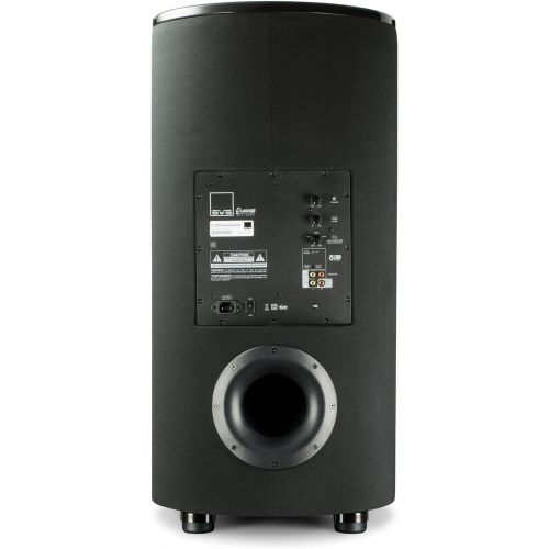  SVS PC-2000 Subwoofer (Piano Gloss Black)  12-inch Driver, 500-Watts RMS, Ported Cylinder Subwoofer