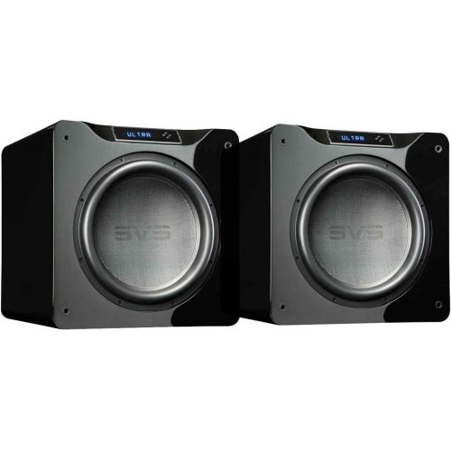  SVS SB16-Ultra Subwoofer (Piano Gloss Black)  16-inch Driver, 1,500-Watts RMS, DSP App Control, Sealed Cabinet