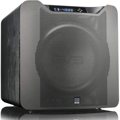  SVS SB-4000 Subwoofer (Piano Gloss Black)  13.5-inch Driver, 1,200-Watts RMS, Sealed Cabinet, App Control