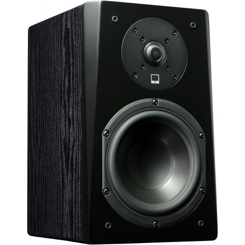  SVS Prime Bookshelf Speaker (Pair)  Premium Black Ash