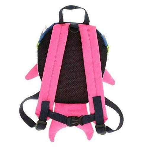  SWARI Swari Ultralight Shark Toddlers Pink Backpack for Kids With Harness Pre School Baby Bag Anti loss