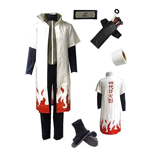  할로윈 용품SWEET CHERRY Us Size Namikaze Minato Cosplay Costume Full Set