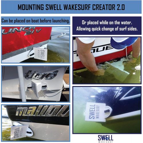  [아마존베스트]SWELL Wakesurf Creator 2.0 Surfing Wavesurf Shaper - Wave Generator - Floating - Durable &