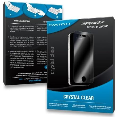  [아마존베스트]-Service-Informationen LCD Screen Protector, 2x SWIDO Crystal Clear