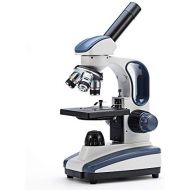 [아마존베스트]SWIFT SW200 Compound Monocular Microscope with 40X-1000X Magnification, Precision Fine Focus, Wide-Field 25X Eyepiece, Carrying Handle, and Cordless Capability (Standard Edition)