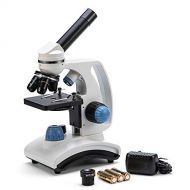 [아마존핫딜]SWIFT SW100 Durchlicht- und Auflicht-Mikroskop fuer Kinder 40X-1000X Vergroesserung Kinder Verbundmikroskop mit drehbarem Monokularkopf, Optische Glaslinse, Tragegriff, kabelloser Bed