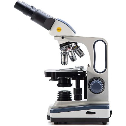  [아마존베스트]Swift SW350B 40X-2500X Magnification, Siedentopf Binocular Head, Research-Grade Compound Lab Microscope with Wide-Field 10X and 25X Eyepieces, Mechanical Stage, Abbe Condenser