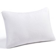 [아마존 핫딜] SWTMERRY Memory Foam Pillow, Queen Size Pillows for Sleeping Adjustable Loft Firm Thickness Shredded Hypoallergenic Headrest Cushion Soft Comfortable