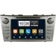 [아마존베스트]SWTNVIN Car Stereo for 2007 2008 2009 2010 2011 Toyota Camry,Double Din 8 Inch in Dash Car Radio Support Navigation Bluetooth Audio DVD Play,Free Map Card & Backup Camera & Microph