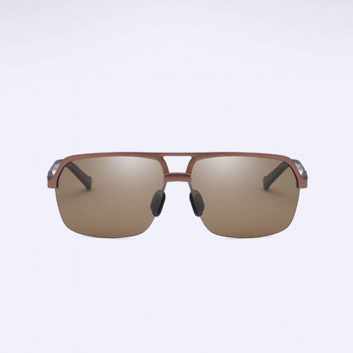  SX Aluminum-Magnesium Mens Polarized Sunglasses, Classic Fishing Riding Mirror (Color : Tea Frame)
