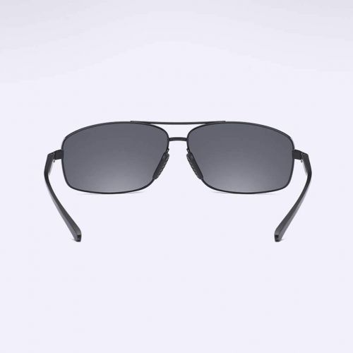  SX Aluminum-Magnesium Alloy Polarized Sunglasses, Mens Tide Sports Riding Glasses (Color : Black Frame)
