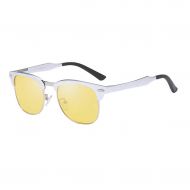 /SX Outdoor Riding Glasses Sports Polarized Sunglasses Fishing Glasses (Color : Silver Frame)