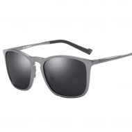 SX Aluminum-Magnesium Mens and Womens Polarized Sunglasses, Fashion Trend High-end Driving Glasses (Color : Gun Frame)