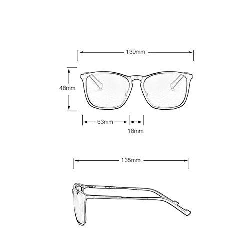  SX Aluminum-Magnesium Mens and Womens Polarized Sunglasses, Fashion Trend High-end Driving Glasses (Color : Gun Frame)