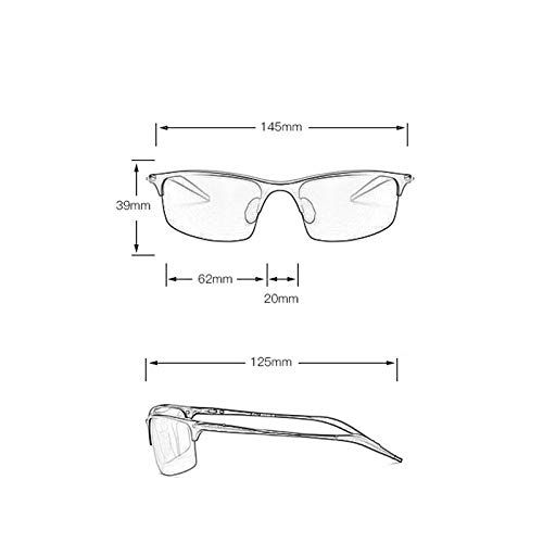  SX Aluminum-Magnesium Mens Polarized Sunglasses, Driving Sports Goggles (Color : Copper Frame)