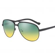 /SX Mens Polarized Sunglasses, Aluminum-Magnesium Alloy Tide Mirror Fashion Sports Riding Mirror (Color : Black)
