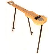 SX LAP 8 NAT 8 String Lap Steel Guitar wFree Detachable Stand & Bag