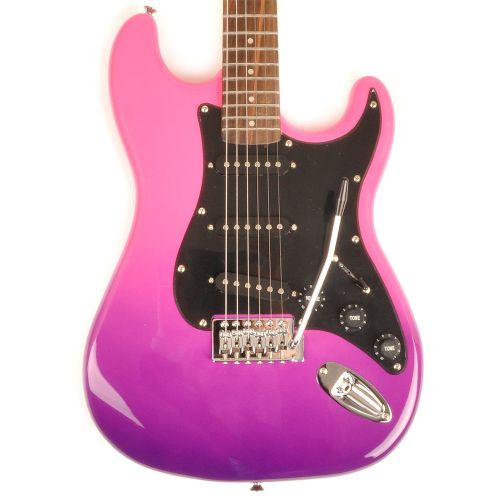  SX GE Rose 1K PPB Purple Electric Guitar 78 Size with Bag and Strap