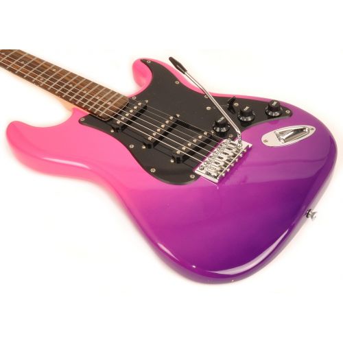  SX GE Rose 1K PPB Purple Electric Guitar 78 Size with Bag and Strap