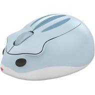 [아마존베스트]SXBan 2.4GHz Wireless Mouse Cute Hamster Shape Less Noice Portable Mobile Optical 1200DPI USB Mice Cordless Mouse for PC Laptop Computer Notebook MacBook Kids Girl Gift (Blue)