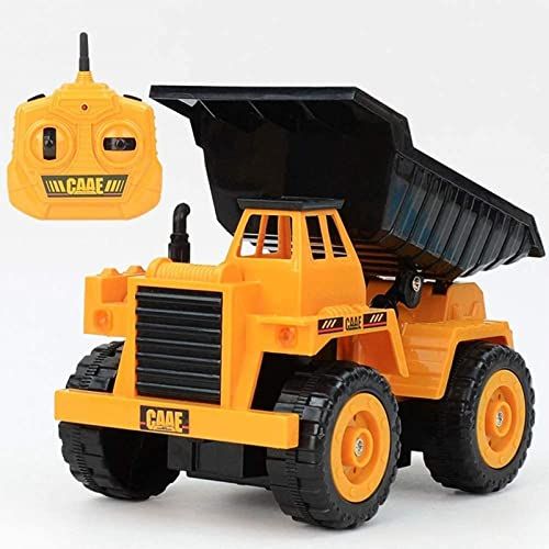  SXDYJ Remote Control Construction Dump Truck Toy, RC Dump Truck Toys, Construction Toys Vehicle, RC Truck Toys 360° Rotating Lift Truck Gifts