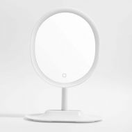 SXHDMY-Makeup mirror Smart Makeup Mirror with LED Light Rechargeable Desk Mirror Mirror (Color : Green)